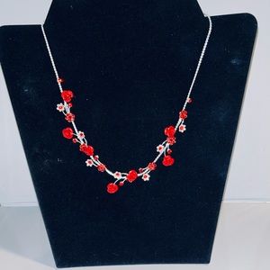 🌹 Red Rose Necklace